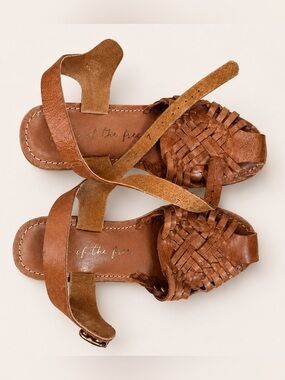 Band of the Free Woven Leather Platform Heels – Size 7 | NWOT